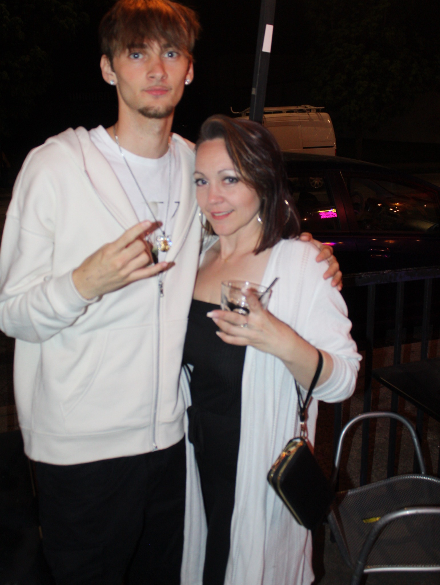 HAKYHM with a guest after a show
